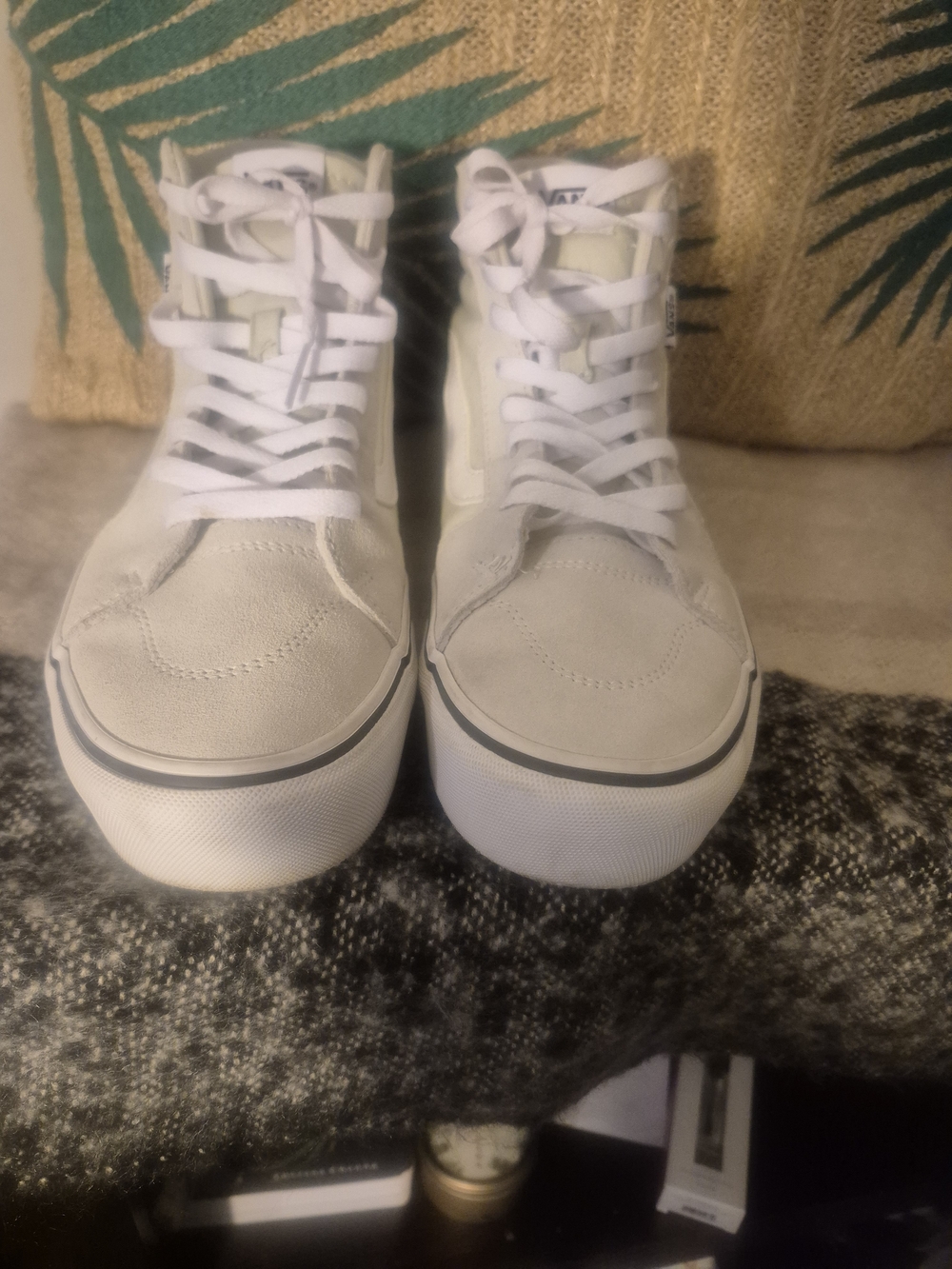 Vans Sk8-Hi Tapered Suede Canvas Light Pastel Green Women's 9.5